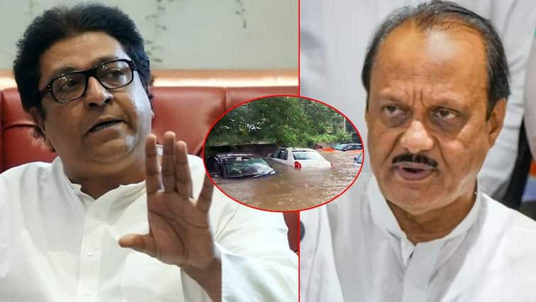 Raj Thackray on pun rain Khadakwasla Dam has been flooded in Pune even when Ajit pawar is not there, Raj Thackeray warning to Ajit Pawar, target on Pune flood situation Video : ''ते नसतानाही पुण्यात धरण वाहिलंय''; राज ठाकरेंचा अजित पवारांना टोला, पूरस्थितीवरुन निशाणा