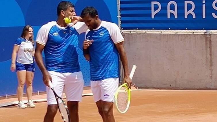 Paris Olympics 2024 Indias tennis campaign ends at Paris Olympics in single day Paris Olympics 2024: ટેનિસમાં મેન્સ ડબલ્સમાં ફ્રાન્સ સામે ભારતની હાર,  બોપન્ના-બાલાજીની જોડી પ્રથમ રાઉન્ડમાં બહાર