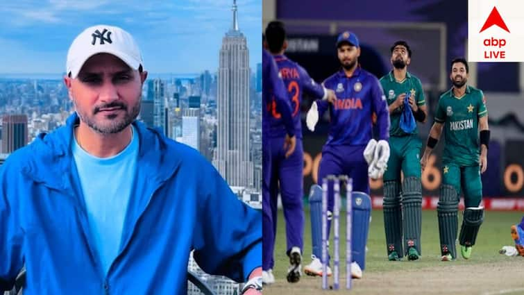 champions trophy 2025 india vs Pakistan Tanvir ahmed challenges Harbhajan singh once again