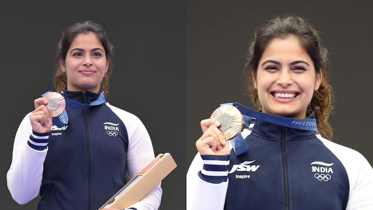 Manu Bhaker Paris Olympics 2024 bronze medal winner Manu Bhaker favourite food Mom's Aloo Paratha Paris Olympics 2024: मनु भाकर को पसंद है 'मां' के हाथ का खाना, बताया अपना फेवरेट फूड 