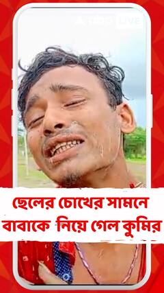 ছেলের চোখের সামনে বাবাকে টেনে নিয়ে গেল কুমির, ভিডিও প্রকাশ্যে