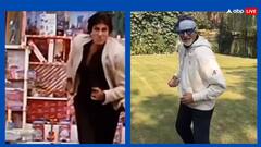 'अभी भी काम के लिए दौड़ रहा हूं', बिग बी ने अपने सिग्नेचर रन स्टाइल की वीडियो की शेयर