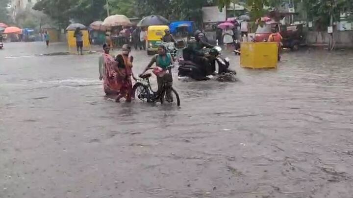 Ahmedabad Rain: અમદાવાદમાં સામાન્ય વરસાદમાં જળબંબાકાર, અનેક વિસ્તારોમાં ભરાયા પાણી