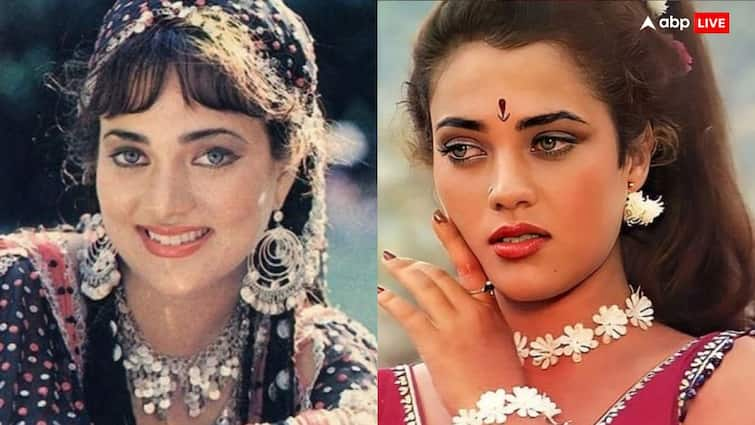 mandakini birthday special then and now career journey ram teri ganga maili ho gayi अब कहां हैं कंजी आंखों वाली ये खूबसूरत एक्ट्रेस, पहली ही फिल्म से मचाई थी सनसनी