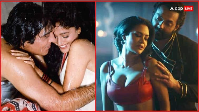 Bobby Deol Madhuri Dixit many Stars faced problem during shoot of intimate scenes know details बॉलीवुड के इन स्टार्स को इंटीमेट सीन शूट करने में हुई थी काफी परेशानी, कोई घबराकर बाथरूम में भागीं तो किसी को नहीं आई सांस