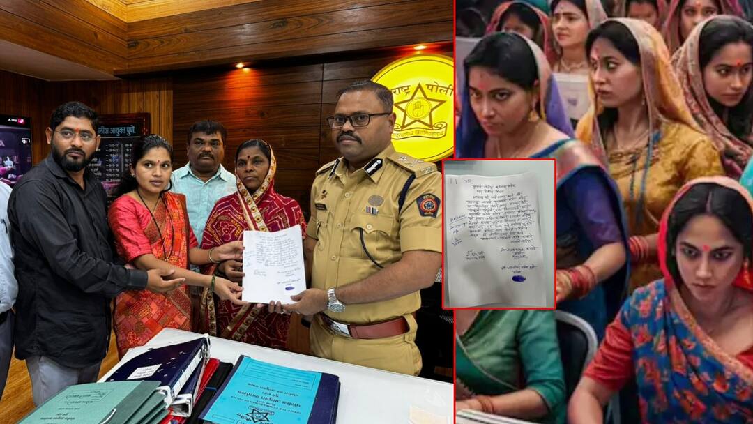 Banner of Ladki Bahin Yojana on bjp MLA of Pune sidhharth shirole, The women reached the police station directly लाडकी बहीण योजनेचा बॅनर पुण्यातील आमदाराच्या अंगलट; महिलांनी थेट पोलिस आयुक्तांनाच गाठलं