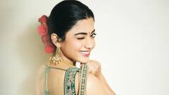 केसांमध्ये गुलाब, हिरवी साडी... रश्मिका मंदान्नाच्या देसी लूकने वेधलं लक्ष!