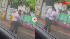 इसे कहते हैं प्यार में गिर जाना... बीच सड़क लड़की को गोद में उठाकर भागने लगा शख्स, फिर टूट गए दांत