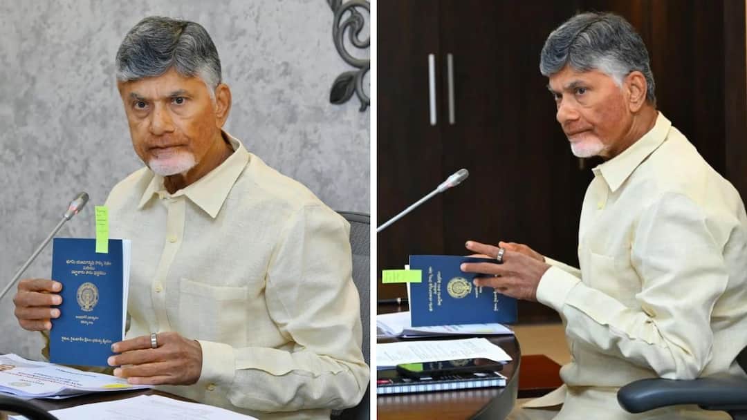 Chandrababu: జగన్ ఫోటో ప్లేస్లో ఏపీ రాజముద్ర, కొత్త పాస్ పుస్తకాల జారీకి చంద్రబాబు నిర్ణయం AP CM Chandrababu Naidu decides to issue Pattadar passbooks with andhra Pradesh state emblem Chandrababu: జగన్ ఫోటో ప్లేస్లో ఏపీ రాజముద్ర, కొత్త పాస్ పుస్తకాల జారీకి చంద్రబాబు నిర్ణయం