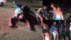 మంత్రి వాహనం ముందు బట్టలిప్పి యువకుల వీరంగం - మద్యం మత్తులో హల్‌చల్, పోలీసులు ఏం చేశారంటే?