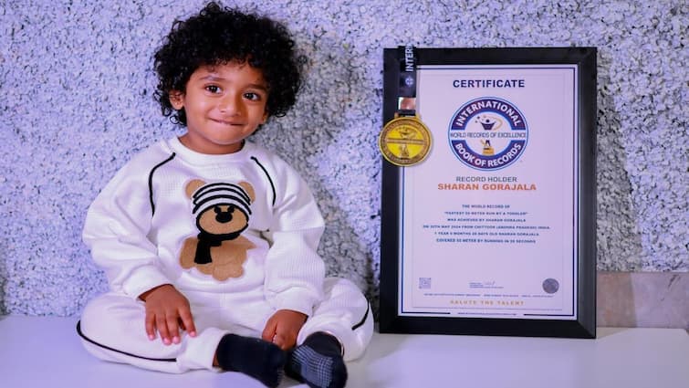 'The Incredible Story Of Sharan Gorajala': Indian Toddler Breaks International World Record For Fastest 50 Meter Run By A Toddler