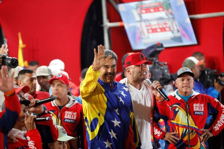 Venezuela Elections 2024 Nicolas Maduro was declared the winner in Venezuela’s presidential election Sunday Venezuela Elections 2024 :  निकोलस मादुरो वेनेजुएला के राष्ट्रपति चुनाव में जीते, अमेरिका ने जताया संदेह, विपक्ष का हंगामा