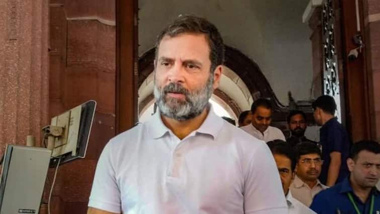 Rahul gandhi attack on modi govt over gautam adani and mukesh ambani speaker Om birla Rahul gandhi In Parliament: संसद में किसके लिए राहुल गांधी ने कहा, नाम नहीं ले सकता तो 3 और 4 बोल देता हूं