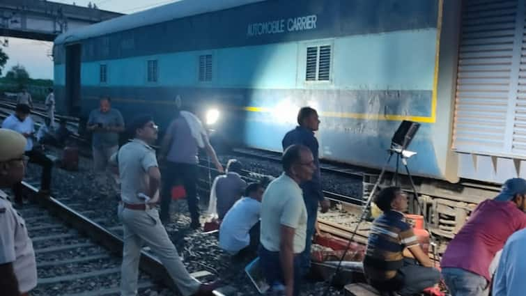 Kota Two coaches of goods train derailed in Rajasthan railway line affected Delhi to Mumbai ANN कोटा में मालगाड़ी के दो डिब्बे पटरी से उतरने पर मचा हड़कंप, रेलवे लाइन प्रभावित