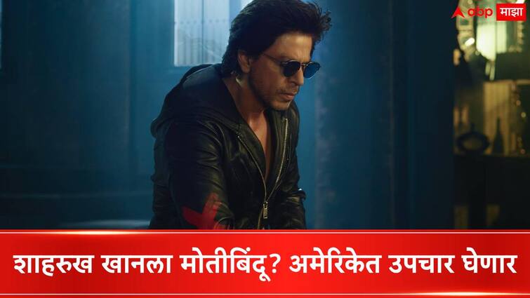 Shahrukh Khan Health Updates Shah Rukh Khan Urgently Rushed To US After Eye Treatment In Mumbai Goes Wrong said report Shahrukh Khan Health Updates :  शाहरुख खानला मोतीबिंदू? किंग खानच्या डोळ्याला नेमकं झालंय काय? समोर आली महत्त्वाची अपडेट...