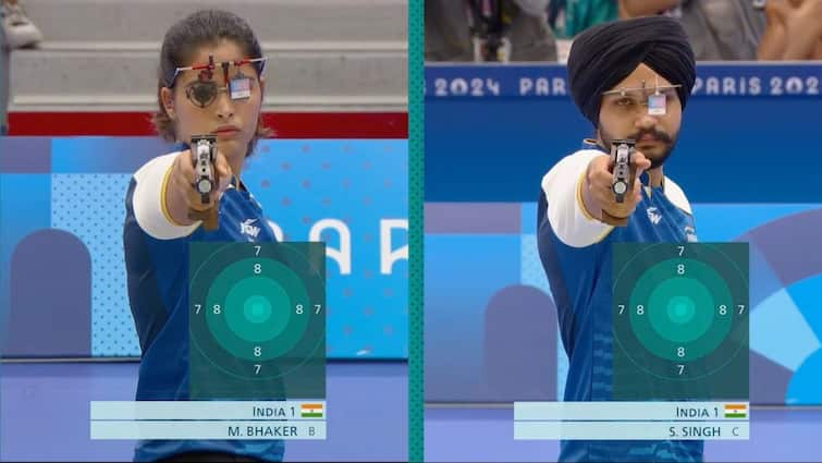 Paris Olympics 2024 Manu Bhaker Sarabjot Singh Air Pistol Bronze Medal PM Modi Congratulates Political Reaction 'India Is Incredibly Delighted': PM Modi Congratulates Manu, Sarabjot For Historic Air Pistol Win At Olympics