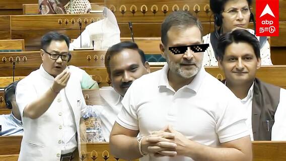 Rahul gandhi Parliament speech | சபாநாயகர் போட்ட ஆர்டர்! THUGLIFE செய்த ராகுல்! டென்ஷன் ஆன பாஜகவினர்
