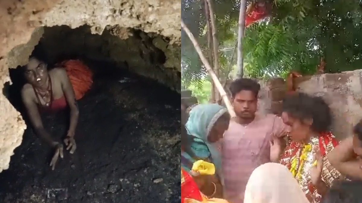 Viral Video: गुफा के मुख पर नागिन जैसी हरकतें करती लड़की को देख उड़े होश, वीडियो वायरल