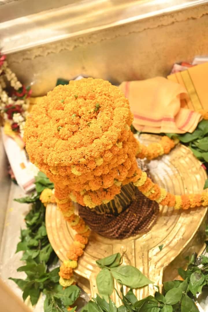 सावन के दूसरे सोमवार के दिन मंदिर के गर्भगृह में मुख्य अर्चक द्वारा भगवान विश्वनाथ का विशेष श्रृंगार भी किया गया.
