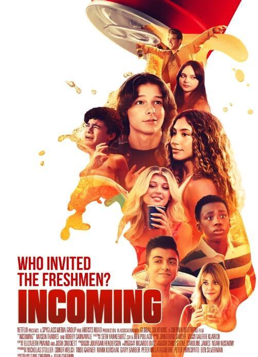 ઇનકમિંગની સ્ટૉરી ચાર નવા વિદ્યાર્થીઓ પર આધારિત છે જેઓ તેમની પ્રથમ હાઇસ્કૂલ પાર્ટીમાં ભયંકર વસ્તુઓનો સામનો કરે છે. આ શો 23 ઓગસ્ટે રિલીઝ થઈ રહ્યો છે.
