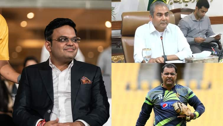 pcb chairman mohsin naqvi hands over cricket affairs to former cricketer waqar younis amid rumors jay shah become icc chairman जय शाह से डरा पाकिस्तान...? चैंपियंस ट्रॉफी से पहले PCB चेयरमैन ने खींच लिए हाथ; वकार यूनुस को सौंपी सारी जिम्मेदारी