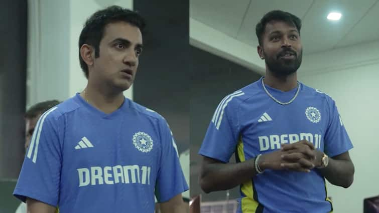 Gautam Gambhir and Hardik Pandya gave motivational speech in dressing room before IND vs SL ODI series IND vs SL: भारत-श्रीलंका वनडे सीरीज़ से पहले गंभीर-हार्दिक ने ड्रेसिंग रूम का बढ़ाया हौसला, सामने आया वीडियो