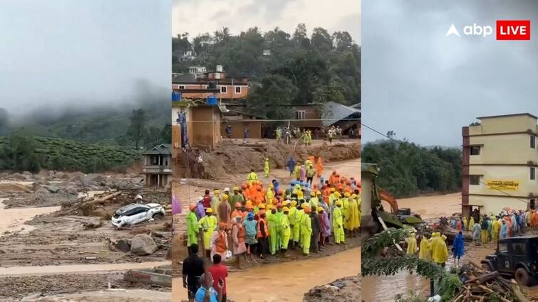 Kerala Wayanad Landslides Rescue Operation Five Videos NDRF Army Coast Guard वायनाड में आई तबाही और रेस्क्यू ऑपरेशन के 5 खौफनाक वीडियो, देखकर कलेजा कांप उठेगा