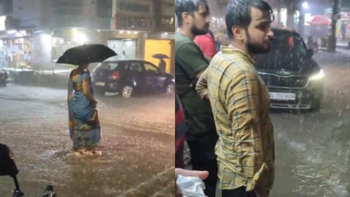 बुधवार की शाम एनसीआर में तेज बारिश के कारण ऑफिस से निकलते लोग रास्ते में ही रुक गए, क्योंकि बारिश काफी तेज हो रही थी ट्रैफिक पूरी तरह से रुक गई थी.