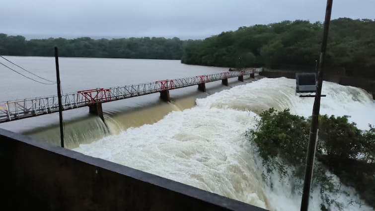 Heavy rain continues in Kolhapur and Satara discharge from Koyne and Radhanagari dams starts कोल्हापूरसह साताऱ्यात पावसाचा जोर कायम, कोयनेसह राधानगरी धरणातून विसर्ग सुरु