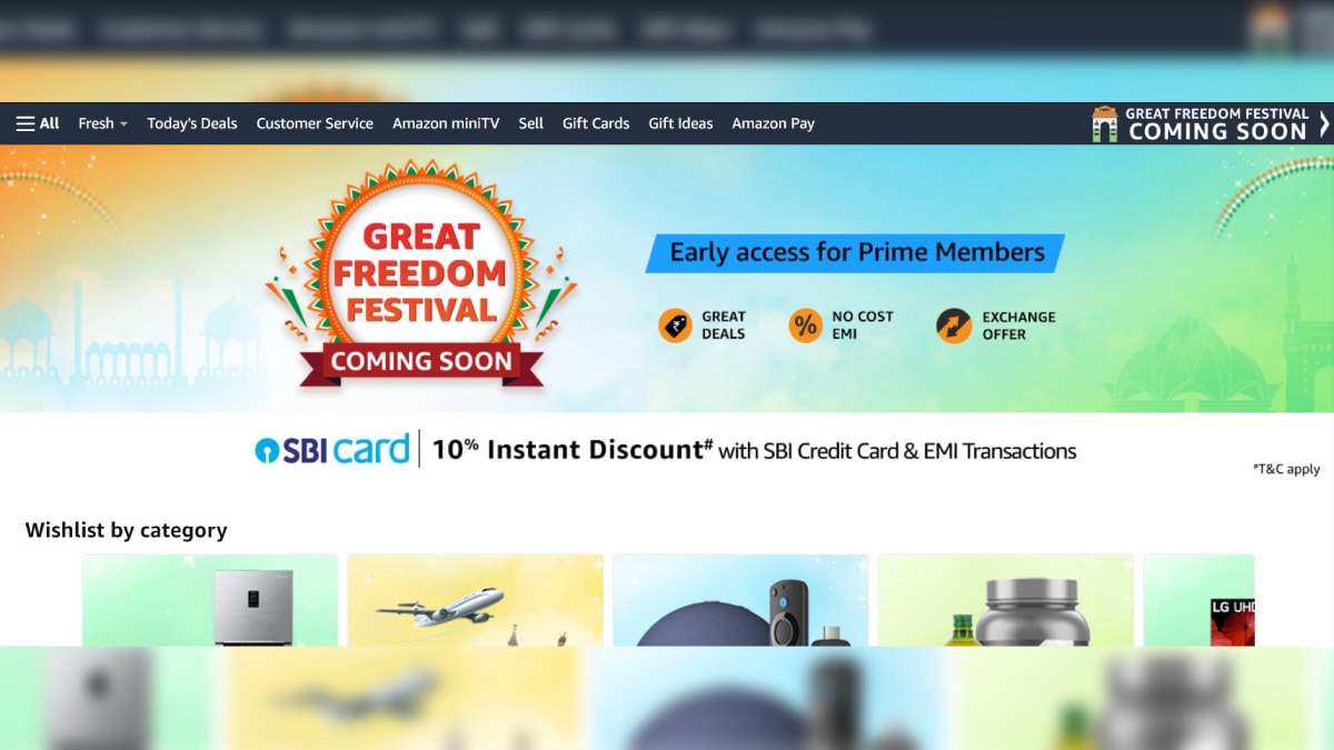 Amazon Great Freedom Festival Sale: Date, Deals, Discounts, Everything Else You Need To Know