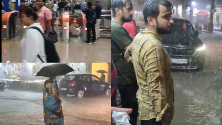 Delhi Rain News: एनसीआर में भारी बारिश से उमस से राहत मिली. आईएमडी ने मध्यम से भारी बारिश का रेड अलर्ट जारी किया है। बारिश से सड़कों पर फिसलन, लो विजिबिलिटी और स्थानीय जलभराव का खतरा है.