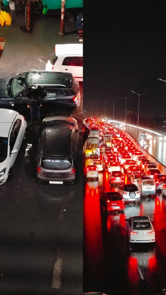 दिल्ली-NCR में झमाझम बारिश से जलभराव और ट्रैफिक जाम