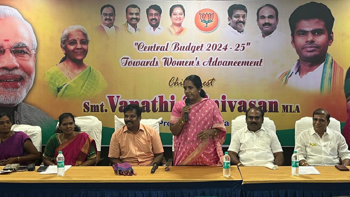 அமைதி பூங்கா என்ற சொல்லக்கூடிய தமிழ்நாடு தற்போது திமுக ஆட்சியில் மிக மோசமாக உள்ளது - வானதி சீனிவாசன்