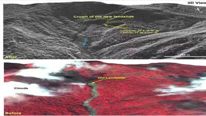 Kerala Wayanad Landslides ISRO Before And After Images Show Devastation Landslides ISRO: கேரளம் நிலச்சரிவுக்கு முன்-பின் எப்படி இருந்தது?: புகைப்படம் வெளியிட்ட இஸ்ரோ..!