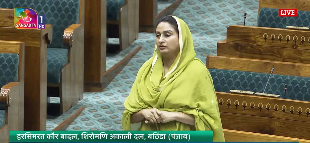 Neither airport nor railway in Takht Sri Damdama Sahib Harsimrat Badal raised the issue in Parliament Punjab News: ਤਖ਼ਤ ਸ੍ਰੀ ਦਮਦਮਾ ਸਾਹਿਬ 'ਚ ਨਾ ਹਵਾਈ ਅੱਡਾ ਤੇ ਨਾ ਹੀ ਰੇਲਵੇ, ਹਰਸਿਮਰਤ ਬਾਦਲ ਨੇ ਸੰਸਦ 'ਚ ਚੁੱਕਿਆ ਮੁੱਦਾ