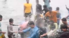 Woman On Bike Harassed By Group Of Men On Flooded Lucknow Road, 2 Arrested After Video Goes Viral