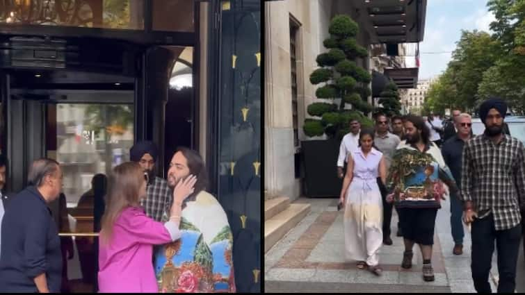 Anant And Radhika Receive Love From Nita Ambani As She Leaves Paris Anant Radhika Outfit Nita Ambani Outfit Anant And Radhika Receive Love From Nita Ambani As She Leaves Paris. WATCH