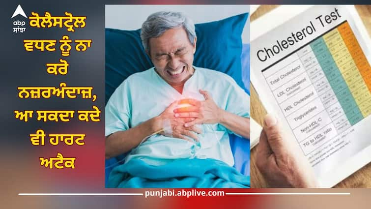 health tips high cholesterol increases heart attack risk know how to reduce details inside abpp Heart Attack Sign: ਕੋਲੈਸਟ੍ਰੋਲ ਵਧਣ ਨੂੰ ਨਾ ਕਰੋ ਨਜ਼ਰਅੰਦਾਜ਼, ਆ ਸਕਦਾ ਕਦੇ ਵੀ ਹਾਰਟ ਅਟੈਕ, ਇਸ ਤਰ੍ਹਾਂ ਕਰੋ ਕੰਟਰੋਲ