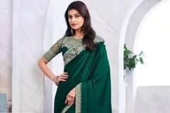 Hariyali Teej 2024: હવે તમે આ હરિયાળી તીજ પર આ કોન્ટ્રાસ્ટ બ્લાઉઝ સાથે લીલી સાડી પણ ટ્રાય કરી શકો છો