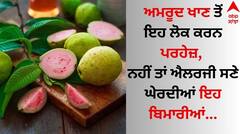 Side Effects of GUAVA: ਅਮਰੂਦ ਖਾਣ ਤੋਂ ਇਹ ਲੋਕ ਕਰਨ ਪਰਹੇਜ਼, ਨਹੀਂ ਤਾਂ ਐਲਰਜੀ ਸਣੇ ਘੇਰਦੀਆਂ ਇਹ ਬਿਮਾਰੀਆਂ
