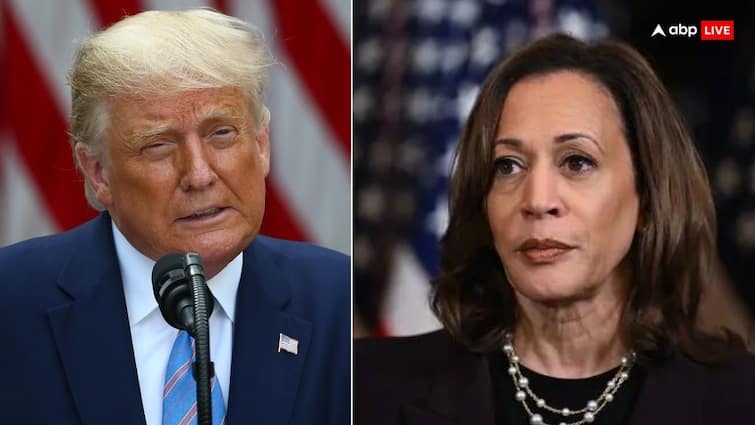 USA Presidential Election 2024 Donald Trump vs Kamala Harris Trump Commented kamala is indian or black US Presidential Election 2024: 'वह भारतीय हैं या अश्वेत...,' कमला हैरिस को लेकर ट्रंप ने कहा कुछ ऐसा मच गया बवाल, व्हाइट हाउस ने दी ये प्रतिक्रिया