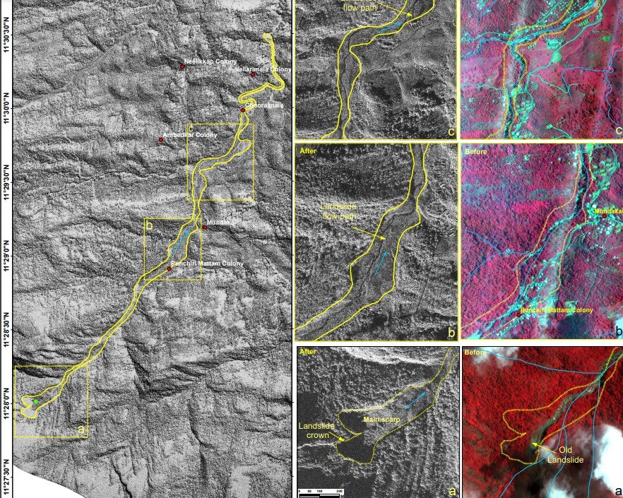 ISRO's Before And After Images Show Devastation In Wayanad After Landslides