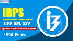 ఐబీపీఎస్ స్పెషలిస్ట్ ఆఫీసర్స్ నోటిఫికేషన్ వెల్లడి, 896 పోస్టులు భర్తీకి దరఖాస్తు ప్రారంభం
