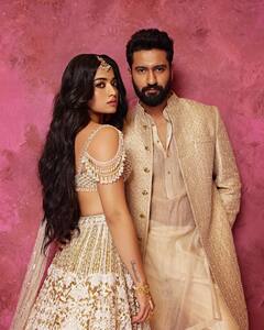 Vicky Kaushal And Rashmika Mandanna Look Ethereal In Designer Couture; SEE PICS
