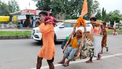 कलयुग के श्रवण कुमार बने यूपी के दो भाई, मां को पालकी में बैठाकर करा रहे चारधाम यात्रा