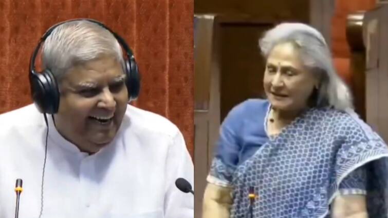 Jaya amitabh bachchan rajya sabha jagdeep dhankar laughter video 'Main Jaya Amitabh Bachchan...': SP MP's Remark Leaves Rajya Sabha Chairman Jagdeep Dhankhar In Splits — WATCH