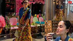 तापसी पन्नू  ने पति मैथियास बो संग पेरिस में सेलिब्रेट किया अपना बर्थडे, येलो साड़ी में मस्ती करती दिखीं एक्ट्रेस, देखें तस्वीरें