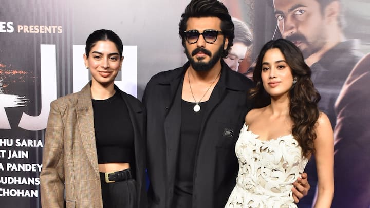 Janhvi Kapoor's 'Ulajh', the much-awaited movie, had a star-studded guest list when it was screened on Thursday night.