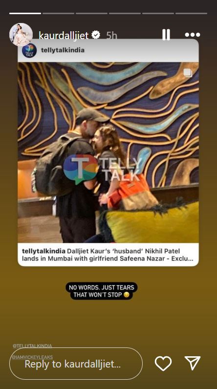 Dalljiet Kaur Reacts After Nikhil Patel Reaches Mumbai With New Girlfriend, Devoleena Slams Him