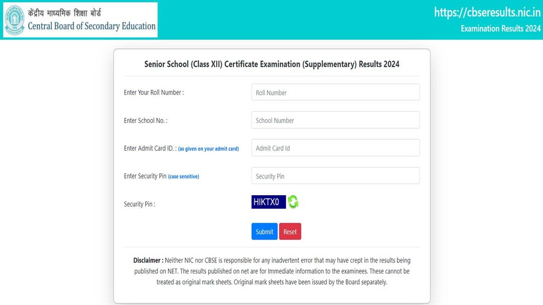 CBSE 12th Compartment Result 2024 Declared On cbseresults.nic.in, Here's Direct Link CBSE 12th Compartment Result 2024 Declared On cbseresults.nic.in, Here's Direct Link CBSE 12th Compartment Result 2024 Declared On cbseresults.nic.in, Here's Direct Link